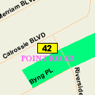 Map of 920 Calrossie Boulevard