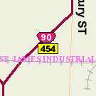 Map of 551 Century Street