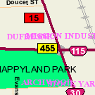 Map of 611 Rue Archibald
