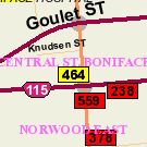 Map of Marion Street & Tache Avenue