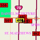 Map of 616 Ellice Avenue