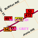Map of 807 Corydon Avenue