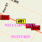 Map of 693 Selkirk Avenue