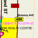 Map of 43 Sherbrook Street