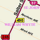 Map of 410 Aberdeen Avenue