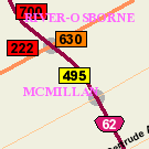 Map of 155 Osborne Street