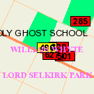Map of 319 Selkirk Avenue