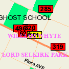 Map of 291 Selkirk Avenue