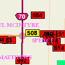 Map of 583 Ellice Avenue