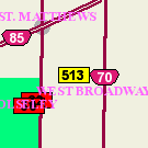 Map of 270 Sherbrook Street