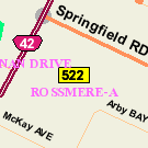 Map of 1335 Henderson Highway