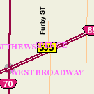 Map of 619 Portage Avenue