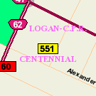 Map of 465 Alexander Avenue