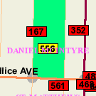 Map of 525 Agnes Street (1)