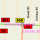 Map of 567 Broadway