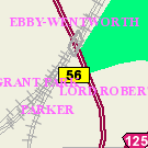 Map of Jubilee Overpass bike path