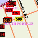 Map of 390 Graham Avenue (Transit Box)