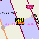 Map of Graham Avenue & Donald Street (Transit Box)