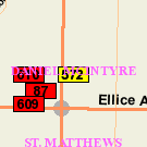 Map of 545 Arlington Street