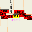 Map of 528 Sargent Avenue (Shutters Mural)
