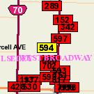 Map of 126 Sherbrook Street