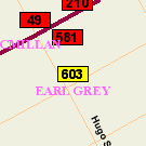 Map of 261 Hugo Street