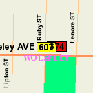 Map of 965 Wolseley Avenue