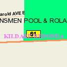 Map of 133 Kildare Avenue East