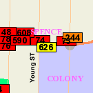 Map of 400 Spence Street