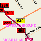 Map of Osborne Street & Stradbrook Avenue (Traffic Controller Box)