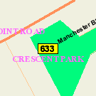 Map of 666 Oakenwald Avenue