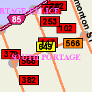 Map of 250 Kennedy Street (electrical box)