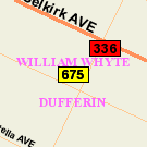 Map of 739 Flora Avenue