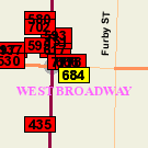 Map of 97 Sherbrook Street