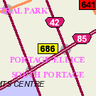 Map of 295 Portage Avenue (rear)