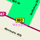 Map of 1625 Logan Avenue