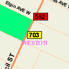 Map of 1465 William Avenue West (rear)
