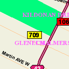 Map of 352 Henderson Highway (rear)