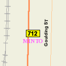 Map of 725 Wall Street