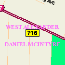 Map of 784 Notre Dame Avenue