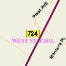 Map of 3136 Main Street