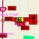 Map of 563 Ellice Avenue