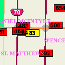 Map of 590 Ellice Avenue