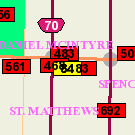 Map of 606 Ellice Avenue